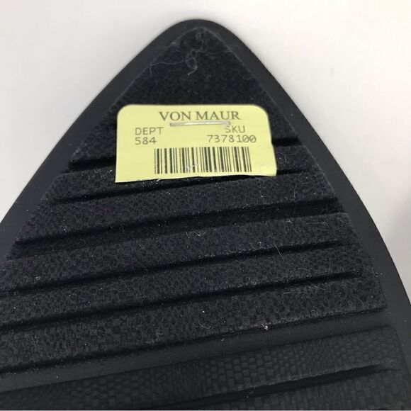 Anne Klein iflex REBECCA Black Perforated Mesh Slip On Pointed Toe Comfort Heels - Picture 13 of 16